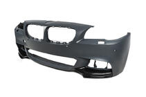 BMW 5. sērija F10/F11 2010–2016 Priekšējā bampera lūpa DPT Flap (M-Performance, melna spīdīga) foto 13