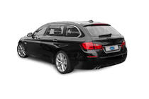 BMW 5. sērija F10/F11 2010–2016 Nerūsējošā tērauda līste virs numura zīmes SW foto 1