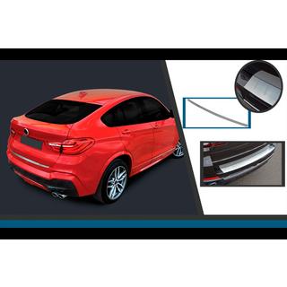Aizmugurējā bufera aizsarguzlika no nerūsējošā tērauda OmsaLine BMW X4 F26 2014–2018 foto 1