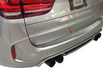 BMW X5 F15 2013–2018 Hromēta uzlika aizmugurējam bamperim X5M F85 (OmsaLine) foto 1