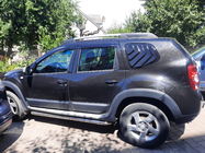 Renault Duster 2008–2017 Aizmugurējo logu uzlikas EuroCap (2 gab., ABS) foto 1