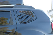 Renault Duster 2008–2017 Aizmugurējo logu uzlikas EuroCap (2 gab., ABS) foto 3