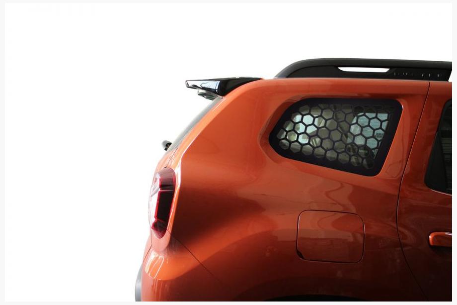 Dacia Duster 2018–2024 OmsaLine aizmugurējo logu uzlikas (2 gab., ABS) Image