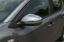 Dacia Sandero 2021– Spoguļu uzlikas (2 gab., nerūsējošais tērauds) foto 2