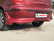 Fiat Bravo 2008–2016 Aizmugurējā bampera difuzors (Meliset, krāsojams) foto 1