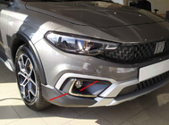Fiat Tipo Cross 2021– Pretmiglas lukturu apmale, nerūsējošais tērauds foto 1