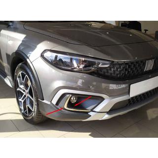 Pretmiglas lukturu apmale, nerūsējošais tērauds Fiat Tipo Cross 2021– foto 1