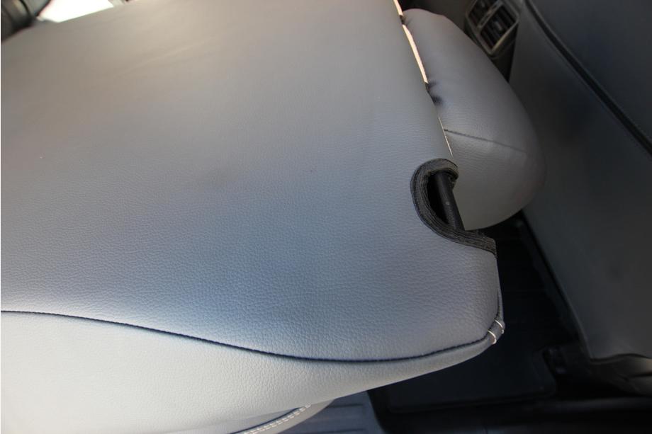 Nissan X-trail T32/Rogue 2014–2021 Autosēdekļu pārvalki eko āda + audums + antara Antara A0013 (pilns salona komplekts) Foto 6