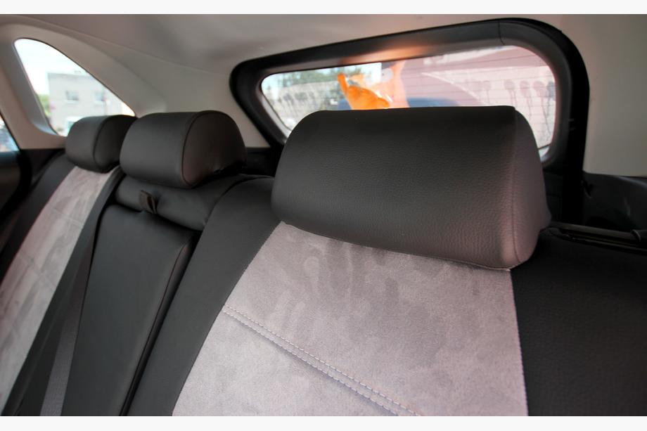 Toyota Rav 4 2019–2025 Automašīnas sēdekļu pārvalki eko āda + audums + Antara Antara A0010 (pilns salons) Foto 11