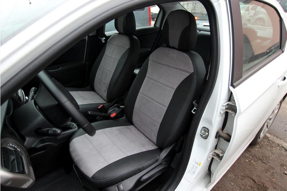 Citroen C-Elysee 2013–2022 Automašīnas sēdekļu pārvalki eko āda + audums + Antara Antara A0010 (pilns salons) Foto 8