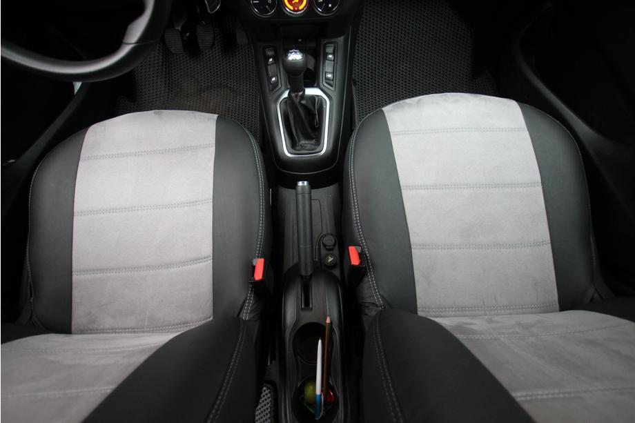 Citroen C-Elysee 2013–2022 Automašīnas sēdekļu pārvalki eko āda + audums + Antara Antara A0010 (pilns salons) Foto 10