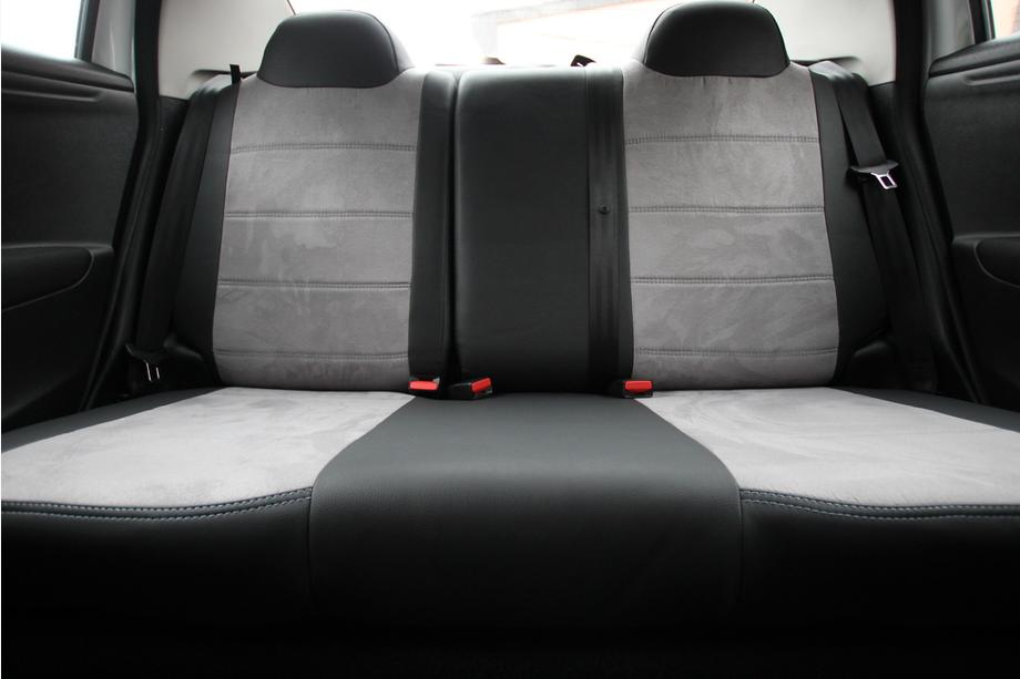 Citroen C-Elysee 2013–2022 Automašīnas sēdekļu pārvalki eko āda + audums + Antara Antara A0010 (pilns salons) Foto 3