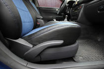 Volkswagen Passat B5 1997–2005 Autosēdekļu pārvalki no eko ādas + auduma + alcantara Antara A006 (pilns salona komplekts) foto 11