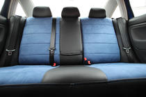 Volkswagen Passat B5 1997–2005 Autosēdekļu pārvalki no eko ādas + auduma + alcantara Antara A006 (pilns salona komplekts) foto 4