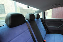 Volkswagen Passat B5 1997–2005 Autosēdekļu pārvalki no eko ādas + auduma + alcantara Antara A006 (pilns salona komplekts) foto 7