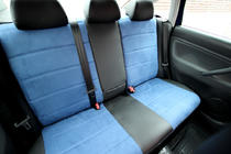 Volkswagen Passat B5 1997–2005 Autosēdekļu pārvalki no eko ādas + auduma + alcantara Antara A006 (pilns salona komplekts) foto 6