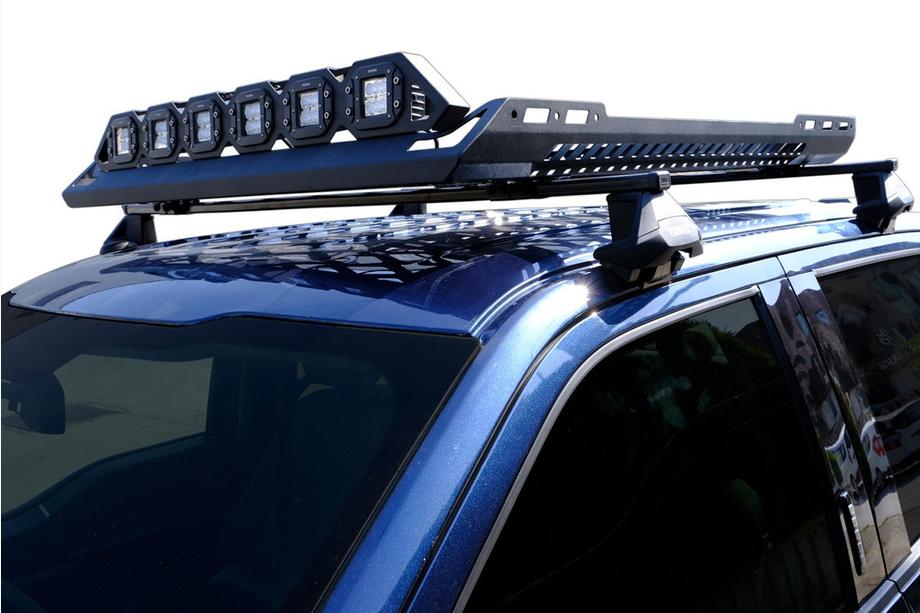 Ford F-150 2014–2021 LED lukturu stiprinājums Dakar jumta grozam Image