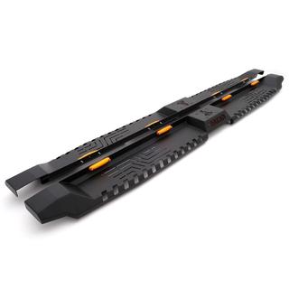 Sānu sliekšņi Dakar V2 ar LED (2 gab., metāls) Land Rover Freelander I 1997–2006 foto 1