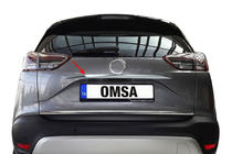 Opel Crossland X 2017–2024 Hroma līste virs numura zīmes (nerūsējošais tērauds) foto 4