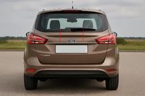 Ford B-Max 2012–2017 Hroma līste virs numura zīmes (nerūsējošais tērauds) foto 1