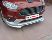 Ford Courier 2014–2023 Priekšējā bampera lūpa (2017+, krāsojama) foto 2