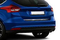 Ford Focus III 2011–2017 Bagāžnieka malas uzlika no nerūsējošā tērauda 2015-2017 (hečbeks) foto 1