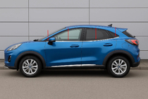 Ford Puma 2019– Logu apakšējās hromētās līstes (8 gab., nerūsējošais tērauds) foto 3