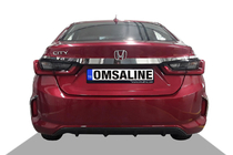 Honda City 2021– Hromēta līste virs numura zīmes SD (3 gab., nerūsējošais tērauds) foto 1