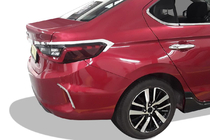 Honda City 2021– Hromēta līste virs numura zīmes SD (3 gab., nerūsējošais tērauds) foto 3