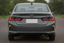 Honda City 2021– Nerūsējošā tērauda apmales aizmugurējā bampera atstarotājiem SD (2 gab.) foto 1