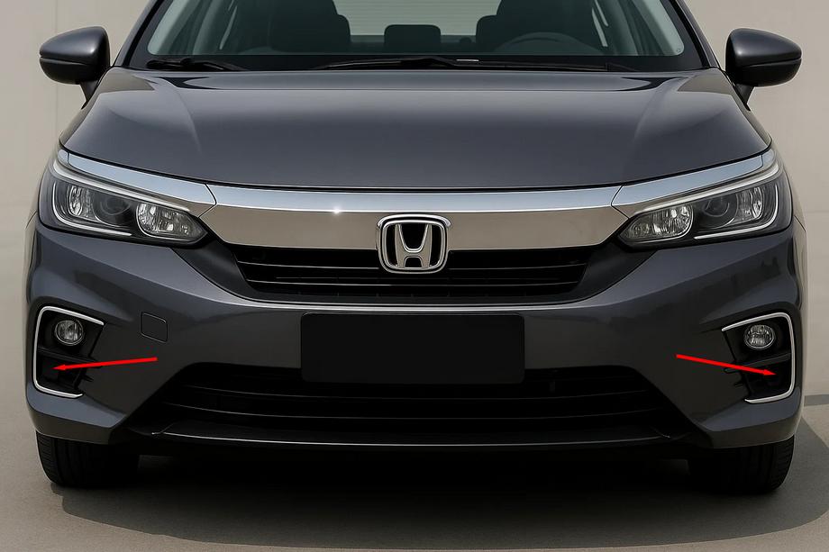 Honda City 2021– Miglas lukturu hroma apmales SD (2 gab., nerūsējošais tērauds) Image
