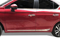 Honda City 2021– Durvju moldingi SD (4 gab., nerūsējošais tērauds) foto 1