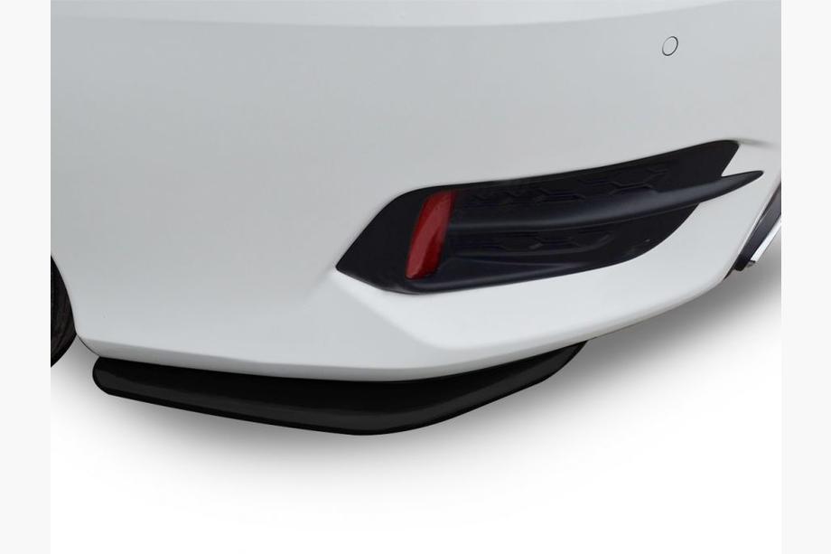 Honda Civic Sedans X 2016–2021 Aizmugurējā bampera flapi (2 gab., melni) Image