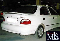Hyundai Accent 1994–1999 Sānu sliekšņi Sport (krāsošanai) foto 1