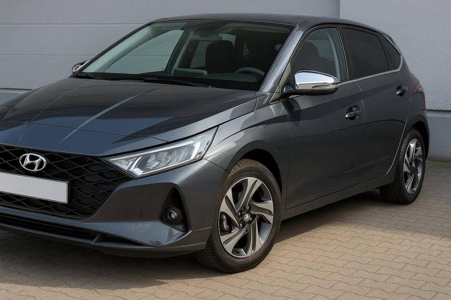 Hyundai I-20 2020– Atpakaļskata spoguļu uzlikas (2 gab., nerūsējošais tērauds) Foto 1