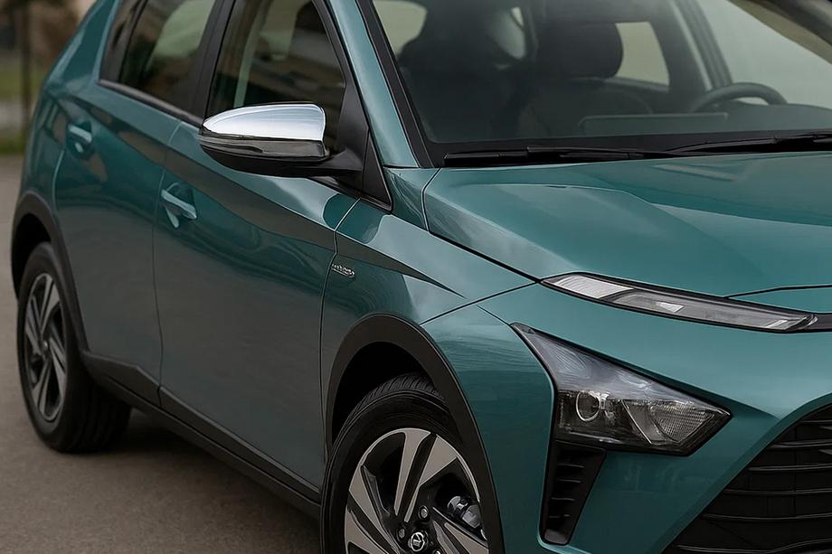 Hyundai Bayon 2021– Atpakaļskata spoguļu uzlikas (2 gab., nerūsējošais tērauds) Image