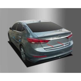 Bagāžnieka malas uzlika (nerūsējošā tērauda) Hyundai Elantra (AD) 2015–2020 foto 3