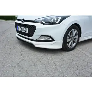 Meliset priekšējā bampera lūpa (krāsošanai) Hyundai I-20 2014–2020 foto 1