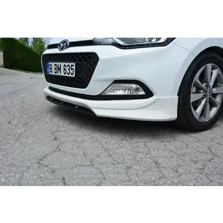 Meliset priekšējā bampera lūpa (krāsošanai) Hyundai I-20 2014–2020 foto 2