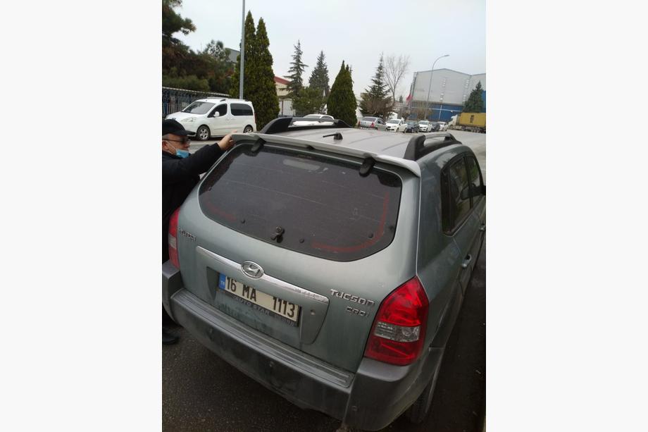 Hyundai Tucson JM 2004– Spoileris Meliset (krāsošanai) Image