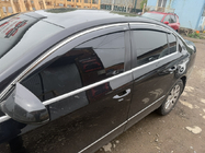 Volkswagen Passat B6 2006–2012 Logu vēja deflektori ar hromētu līsti SD (EU, 4 gab., Niken) foto 7