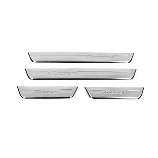 Durvju sliekšņu uzlikas OmsaLine (4 gab., nerūsējošais tērauds) Hyundai Tucson TL 2016–2021 foto 2