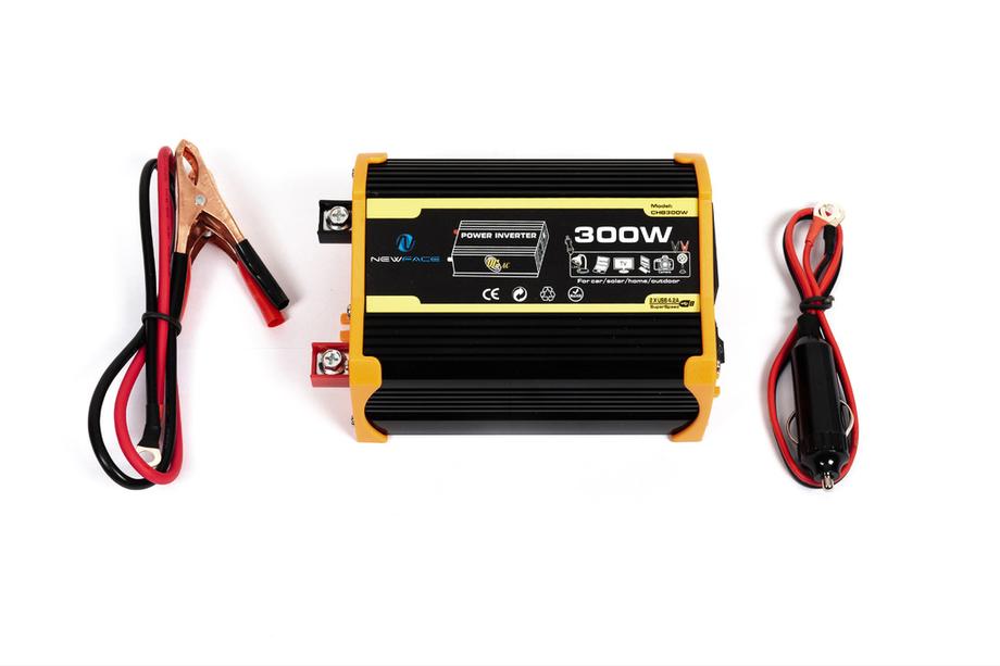 Auto invertors 12V–220V ar USB 300W CHB300W Image