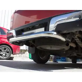 Aizmugurējā aizsargstienis Amazon Silver (76 mm, nerūsējošais tērauds) Isuzu D-Max 2019– foto 1