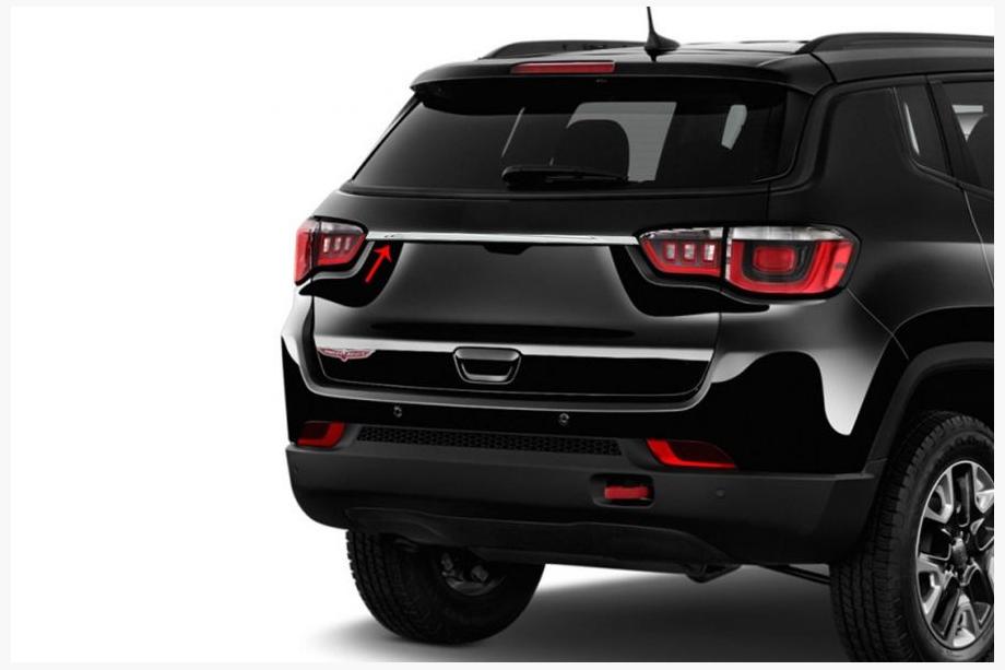 Jeep Compass 2016– Hroma līste bagāžnieka vākam (nerūsējošais tērauds) Image