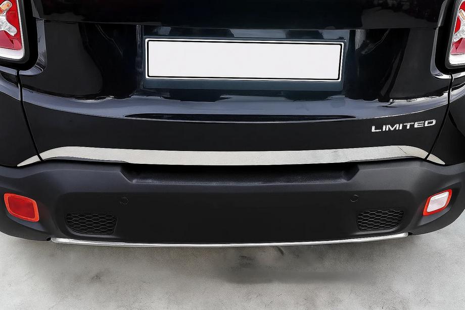 Jeep Renegade 2014– Bagāžnieka malas līste 2019 (3 gab., nerūsējošais tērauds) OmsaLine – itāļu nerūsējošais tērauds Image