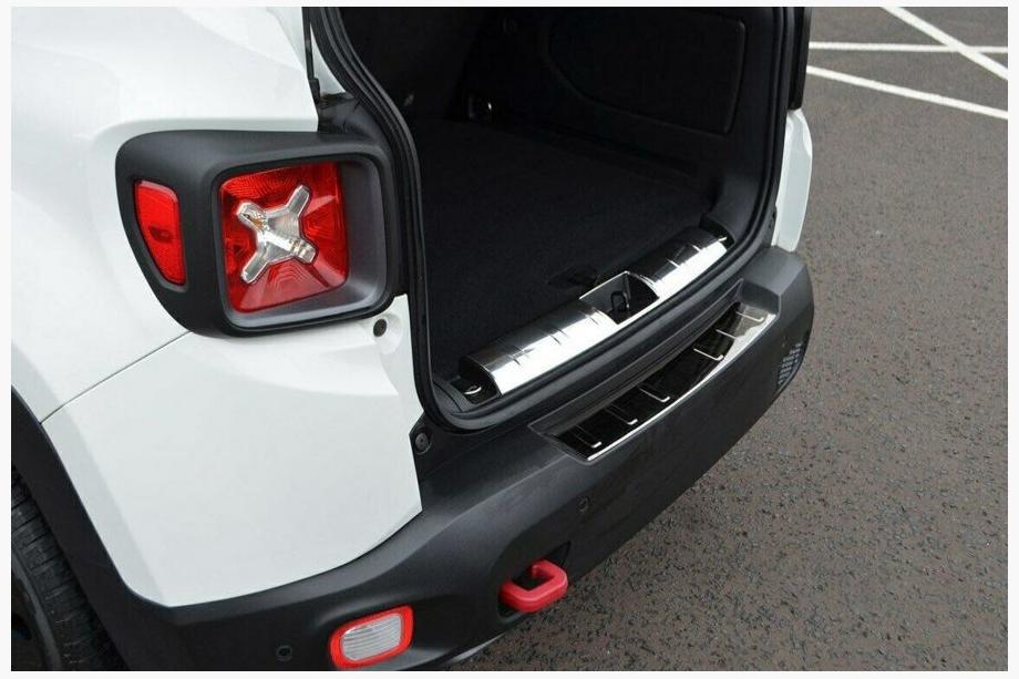 Jeep Renegade 2014– Aizmugurējā sliekšņa uzlika (nerūsējošais tērauds) Image