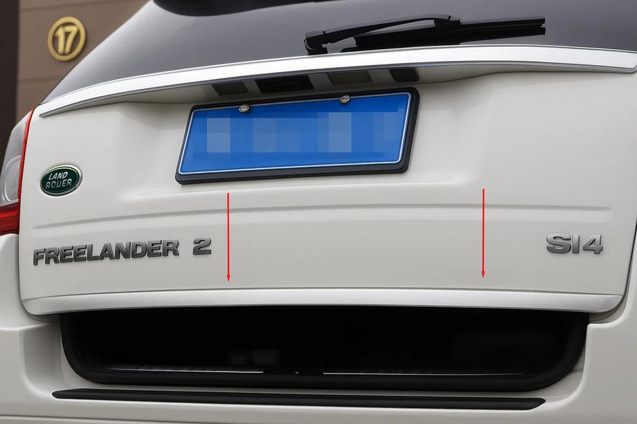 Land Rover Freelander II 2006–2014 Bagāžnieka malas uzlika (nerūsējošā tērauda) OmsaLine – itāļu nerūsējošais tērauds Image