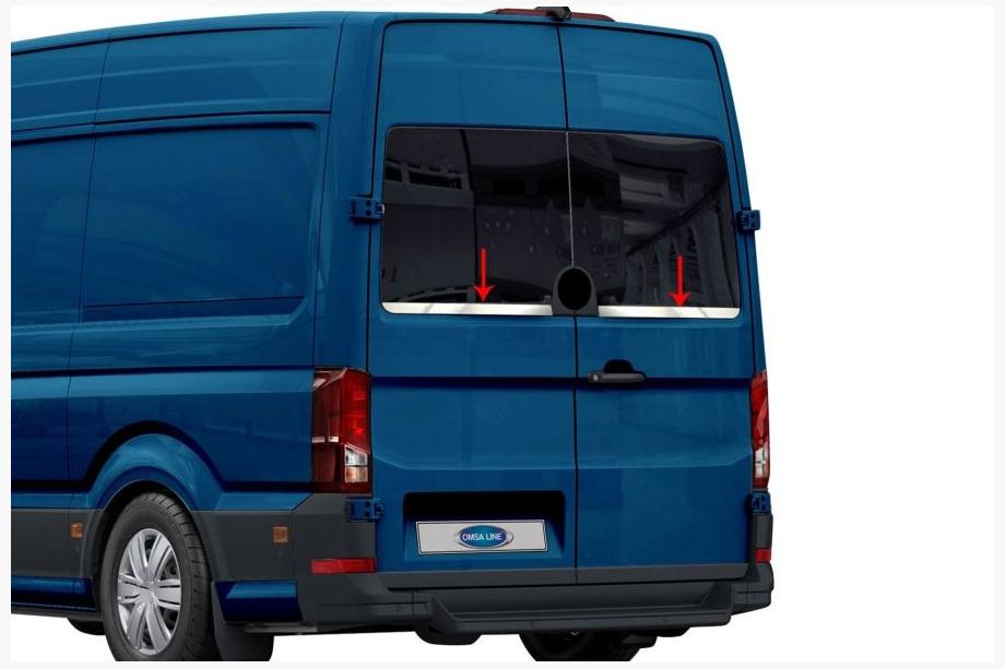 Volkswagen Crafter 2016– Loga malas līste (2 gab., nerūsējošais tērauds) Image