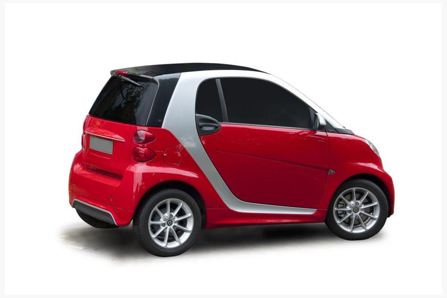 Smart 2007–2014 Hromēta līste virs numura zīmes Image